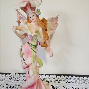 Giovanni fairly figurine flower violin multicolored Pre-owned